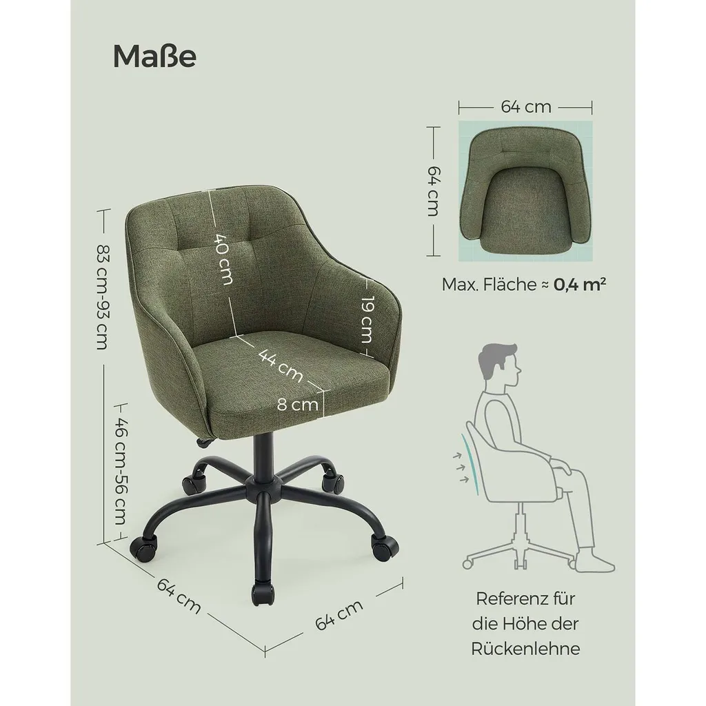 Fauteuil pivotant ergonomique Rootz - Finissez-en avec le mal de dos - 7