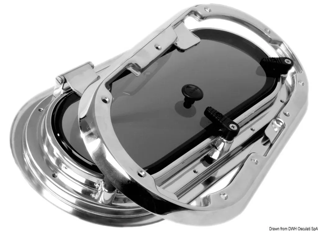 Hublot Bomar Flagship 438x210 mm : Ventilation et Lumière pour Cabine