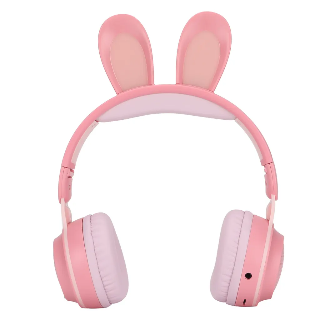 Casque d'oreille sans fil Bluetooth Enfant à LED avec Micro Intégré Bleu - 4