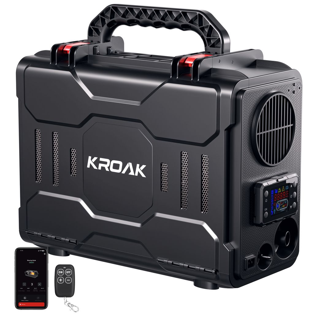 KROAK 12V Prenosný naftový parkovací ohrievač, 8KW Obrázok produktu