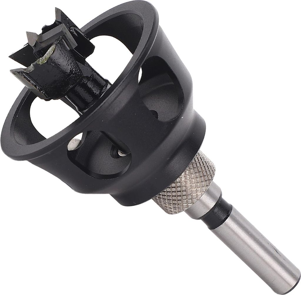 Vertikale Bohrung Locator Aluminiumlegierung gerade Loch bohren Führer Dübelvorrichtung für die Holzbearbeitung 20mm kurze Bohrer Bit