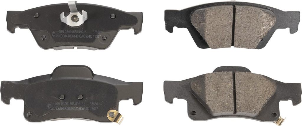 Bremsbelagsatz mit Verschleißwarnung 18,1 mm A.B.S. für u.a. JEEP GRAND
