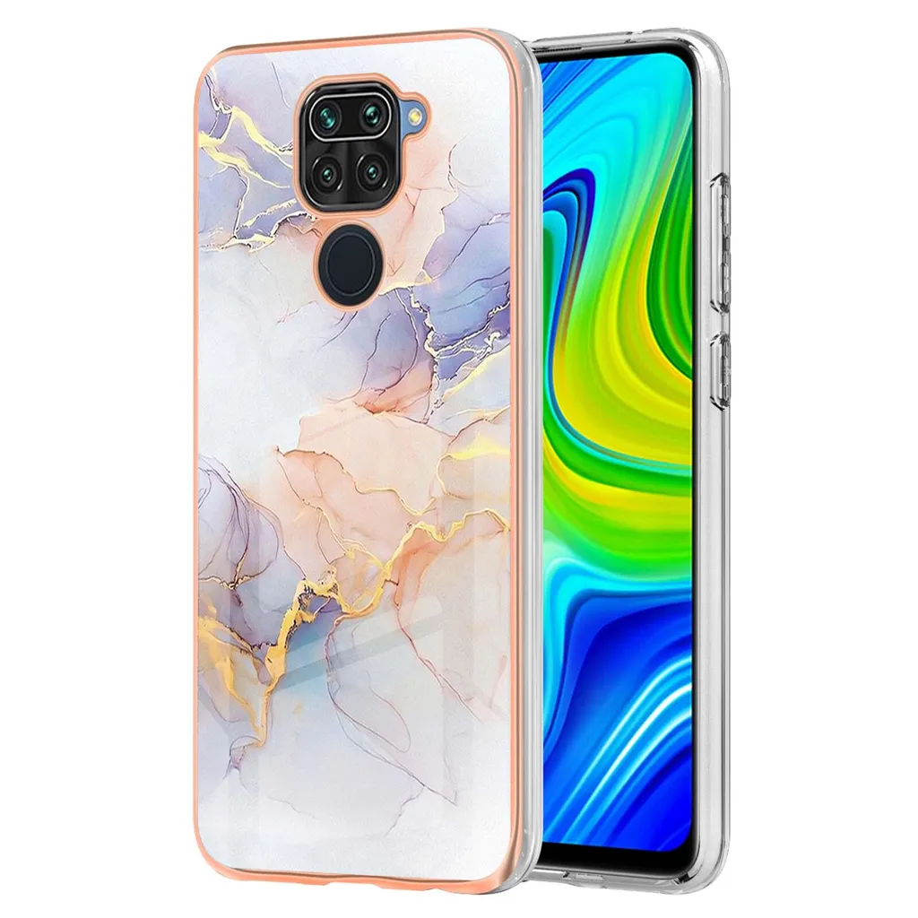 Mixroom - Cover Custodia Case In TPU Silicone Morbida Sfondo Trasparente Per Xiaomi Redmi Note 9 Fantasia Cucciolini Di Gatto T460