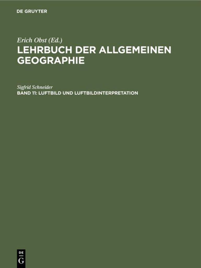 Luftbild und Luftbildinterpretation