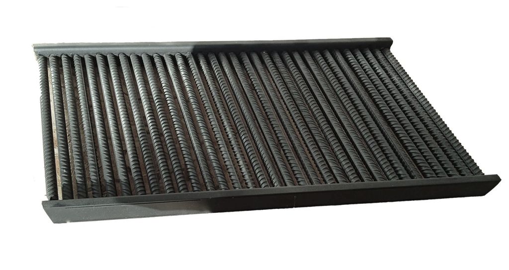 Grill-Feuerrost für Holzkohle, Kohle, Holz - L 60 x T 40 cm