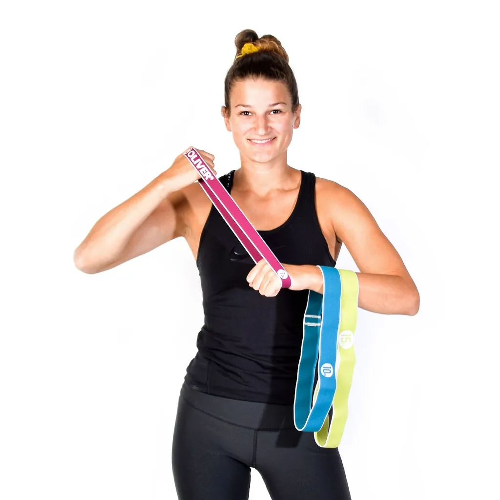 Set de Bandes Élastiques Fitness en Tissu Oliver Tex-O pour Musculation