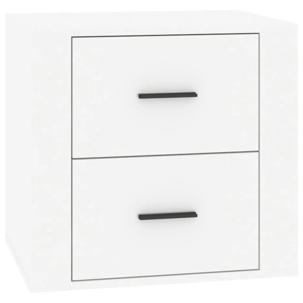 Comodino Bianco Lucido 50x39x47 cm vidaXL | Offerta Imperdibile