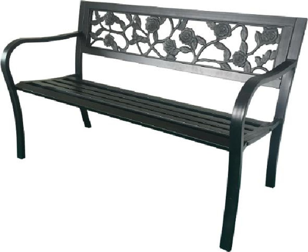 Aga Metall-Gartenbank 125x53x77 cm Produktbild 
