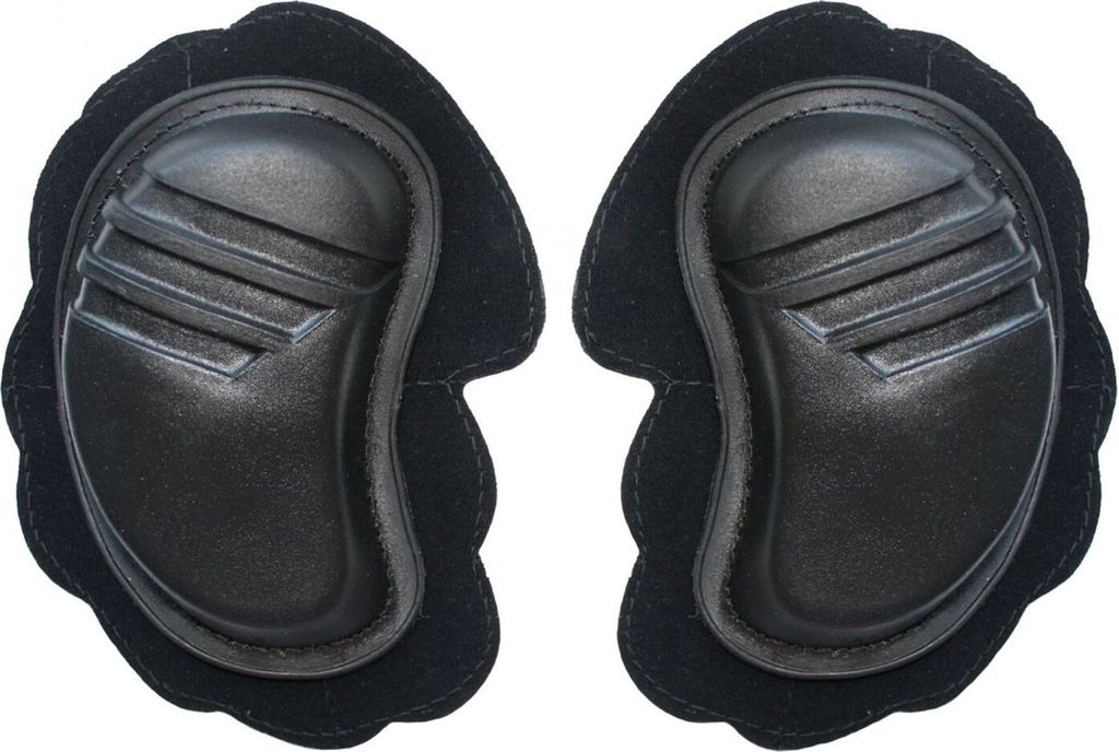 German Wear Knieschleifer für Motorradhose Motorradkombi Slider, Farbe:Schwarz