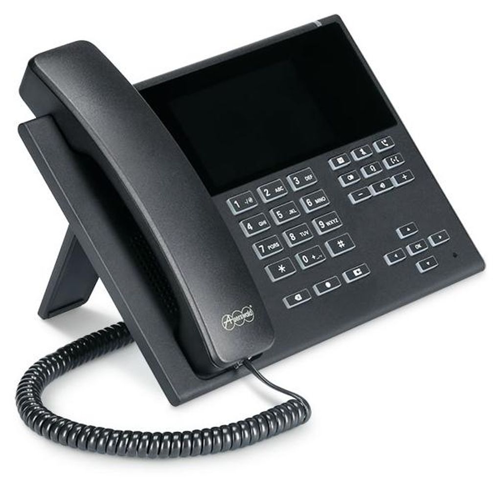 Auerswald COMfortel D-400 - VoIP-Telefon mit Rufnummernanzeige/Anklopffunktion
