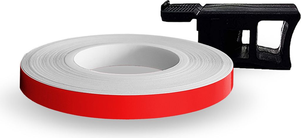 Wheel Stripes für Felgen Moto Race Rot 7 mm x 7 mt mit Applikator