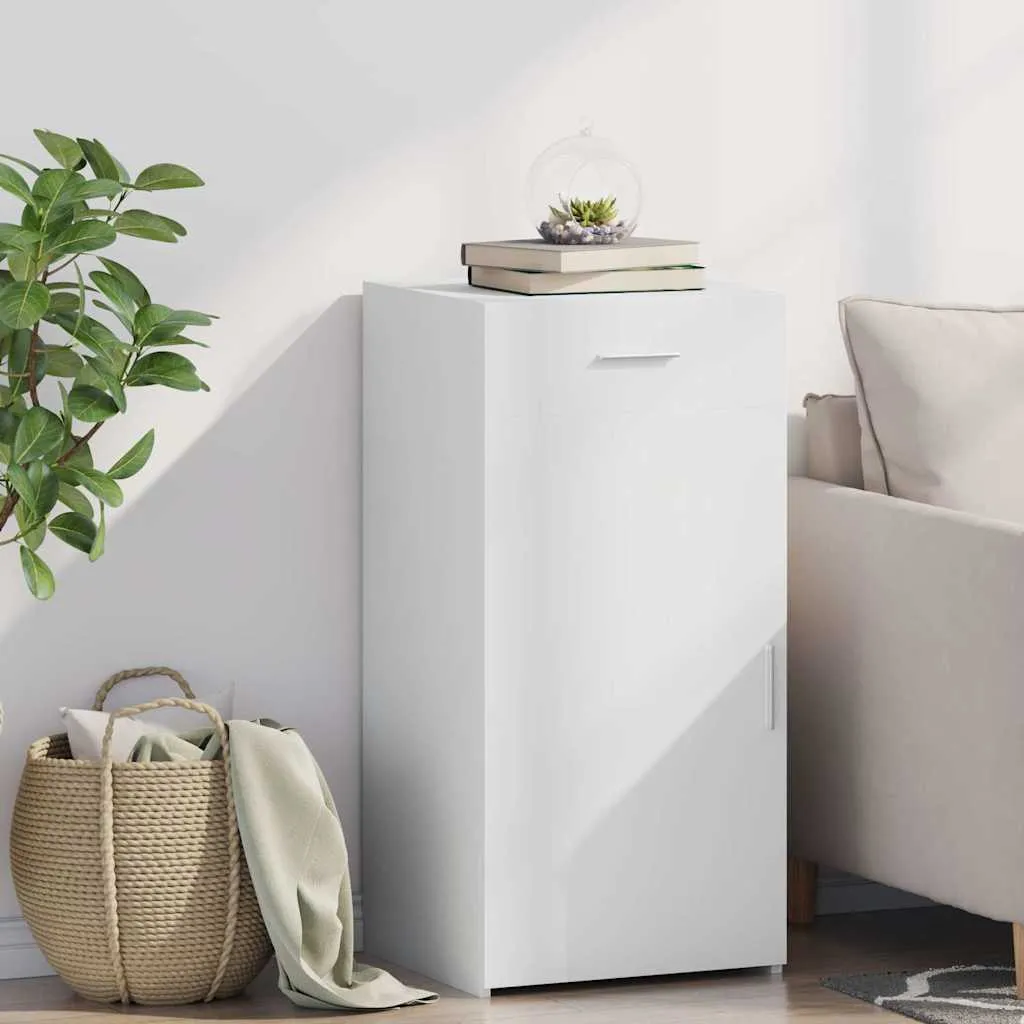 Mobile Credenza Bianca vidaXL 45cm - Arredo Design Legno Multistrato