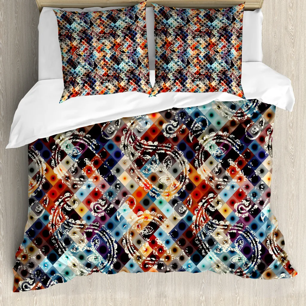 ABAKUHAUS Paisley Spots 155x220: Copripiumino Top Quality