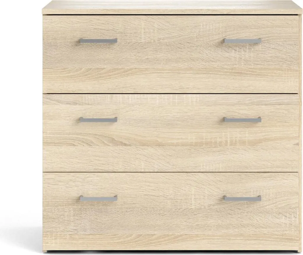 Buffet Bas Sidal I Dub Sonoma - Solution de Rangement pour Petit Espace
