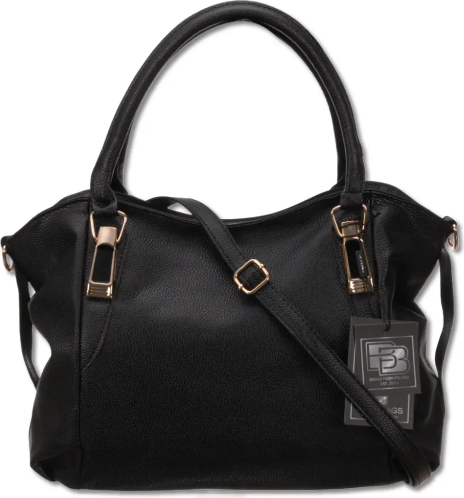 Borsa Donna Kim Bad&Bags Nero | Cuoio Artigianale e Stile Retrò