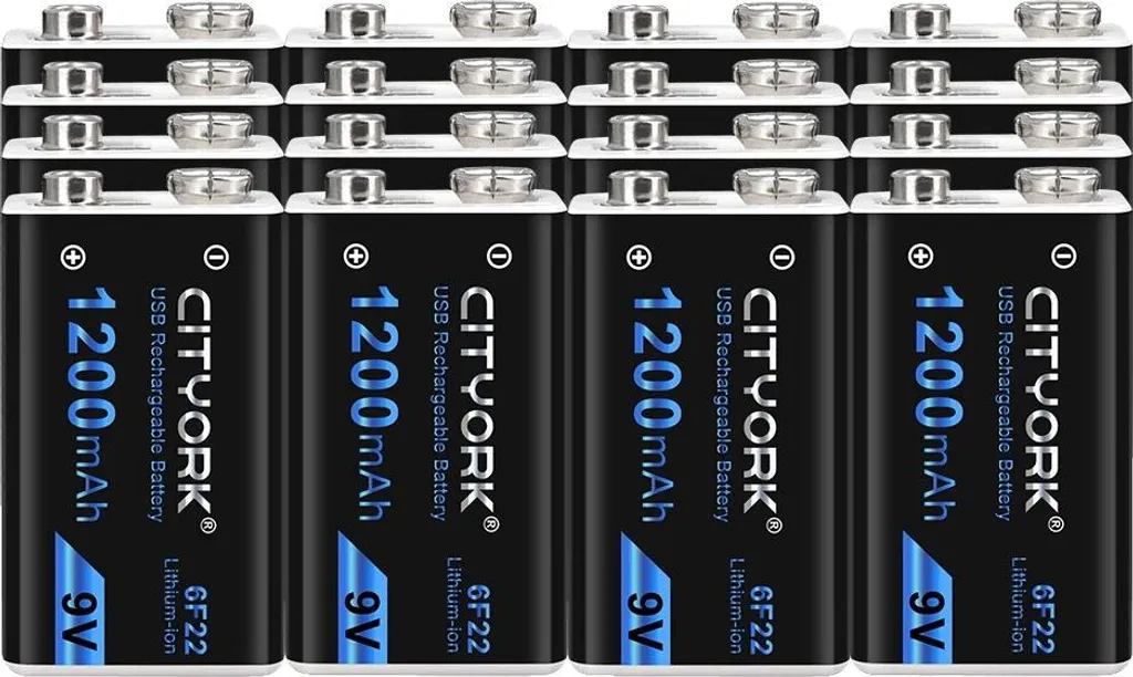 Batteries pour Manettes et Jouets 16 STK Rechargeables par Câble USB