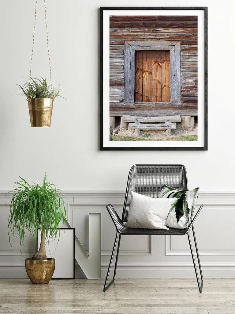 Tableau encadré Porte P2014 de 53x73 cm en impression haute définition