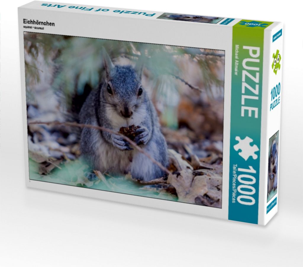 CALVENDO Puzzle Eichhörnchen | 1000 Teile Lege-Größe 64x48cm Foto-Puzzle für glückliche Stunden