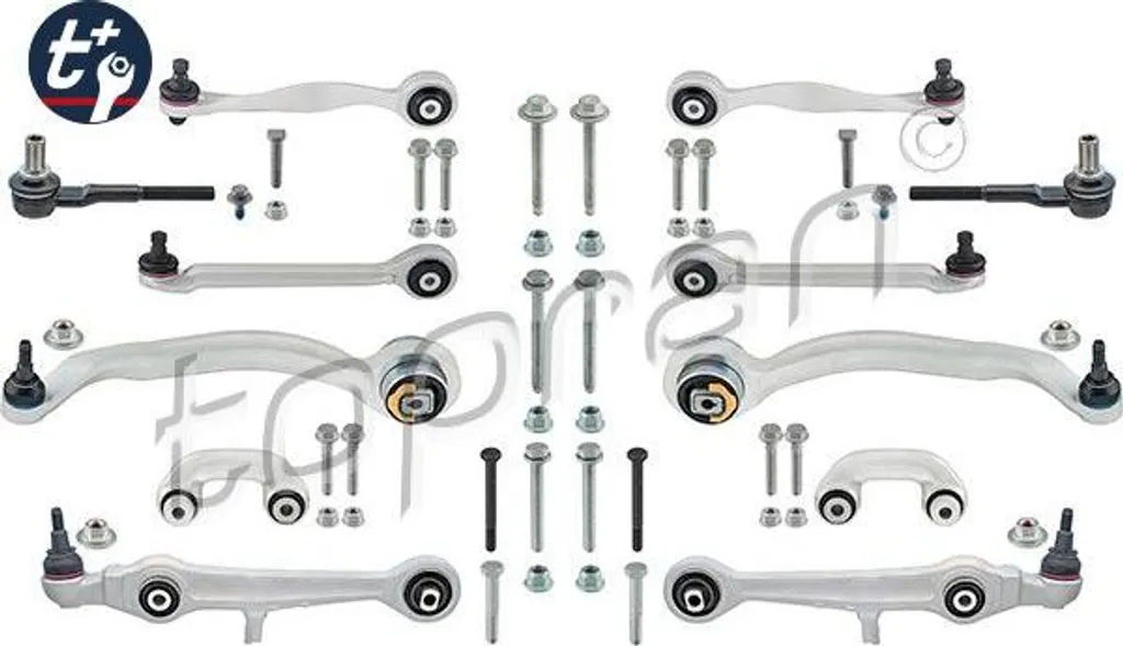 Stop bruits train avant Audi A6 avec ce kit de bras suspension 4B