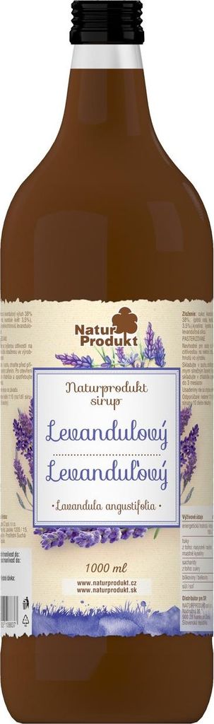 Naturprodukt sirup Levandulový 1000 ml Obrázek produktu 