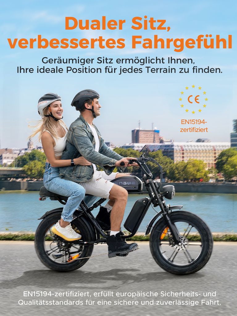 ENGWE E-Bike MTB mit einem Akku/ 2 Akkus, 48V 15.6Ah Akku Produktbild 6
