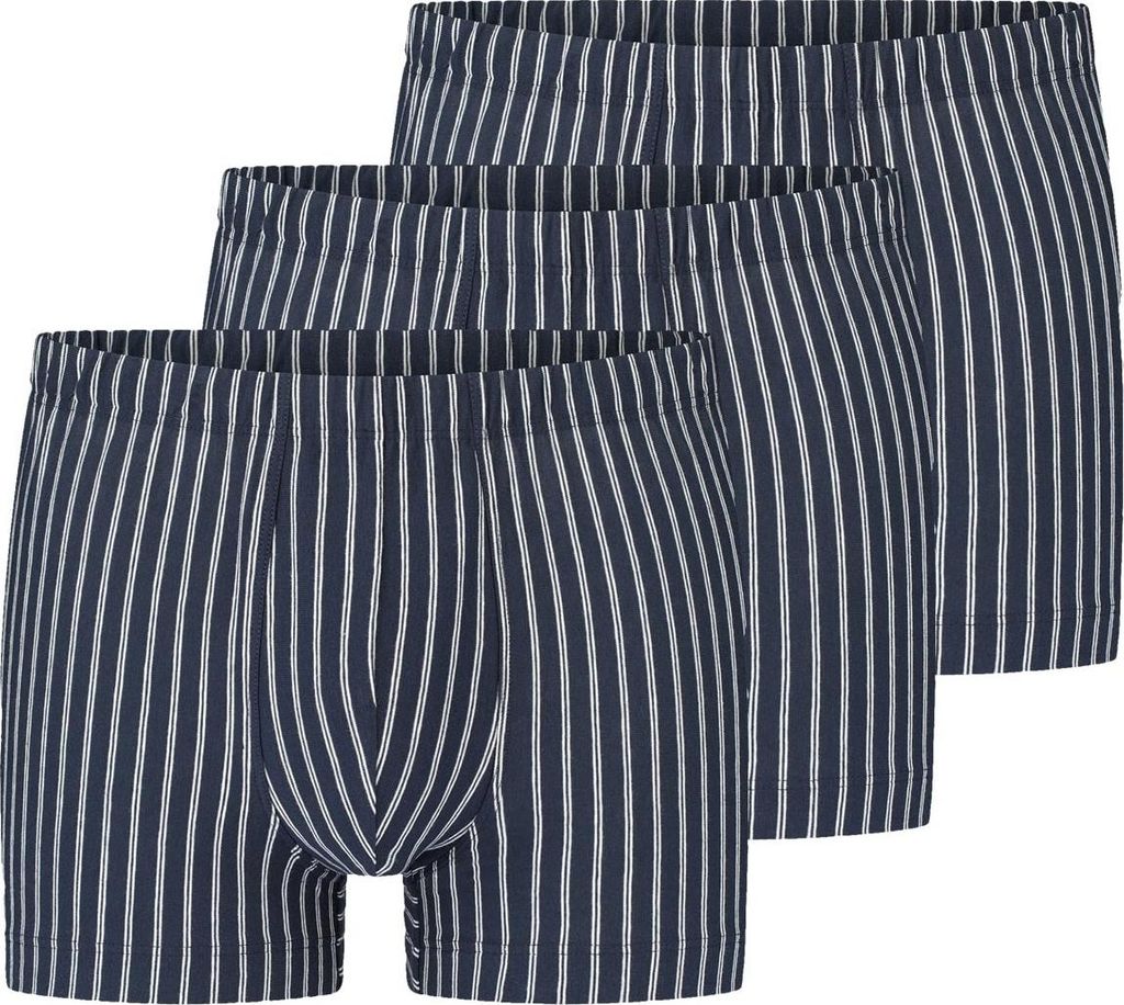Schiesser 3er Pack 95/5 Essentials Organic Baumwolle Retro Short / Pant Innen liegender Webgummibund, Hochwertig garngefärbt, Angenehm weich und f...