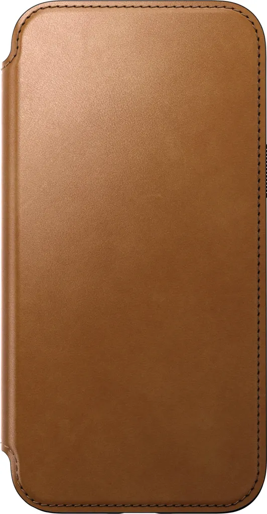 Custodia a Libro Nomad iPhone 15 Pro Max Marrone Inglese - Pelle Vera - 4