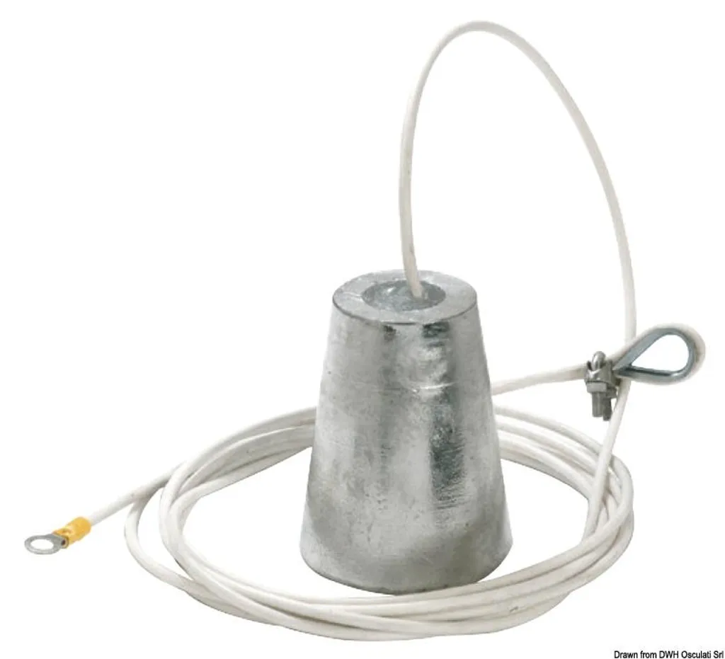Anode d'ancrage pour chaîne de bateau 1 pièce - Protection nautisme