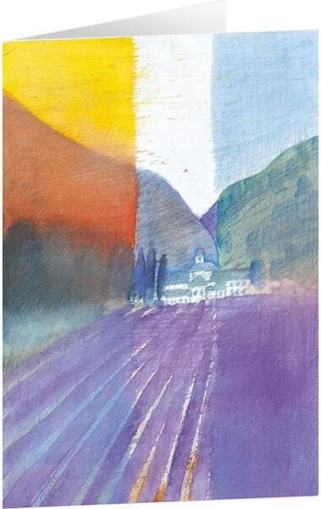 Kunstkarten "Lavendelfelder" 6 Stk.