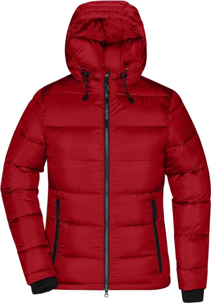 Ladies' Padded Jacket red/black, Gr. XS