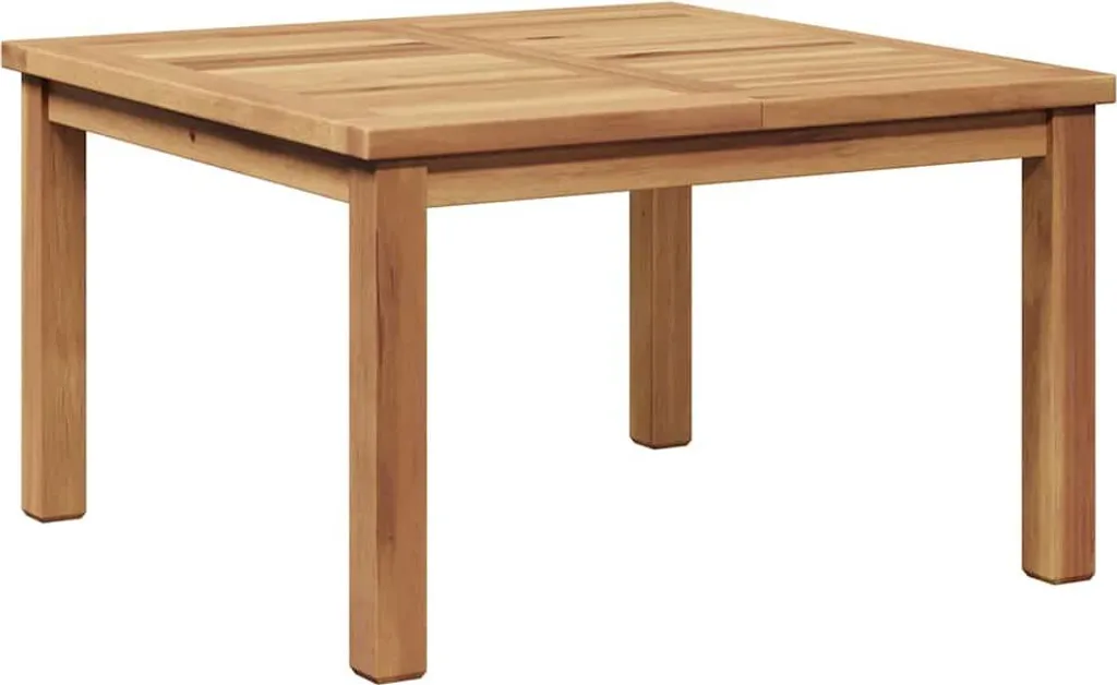 Offerta Tavolino in Legno di Teak Massello 60x60x36 cm - Marrone