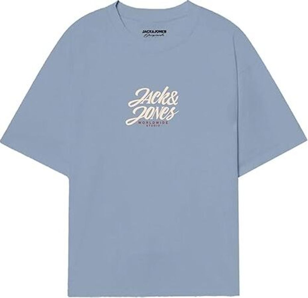 Jack&Jones T-shirt 12281810-SKYWAY in Blue color size x-large