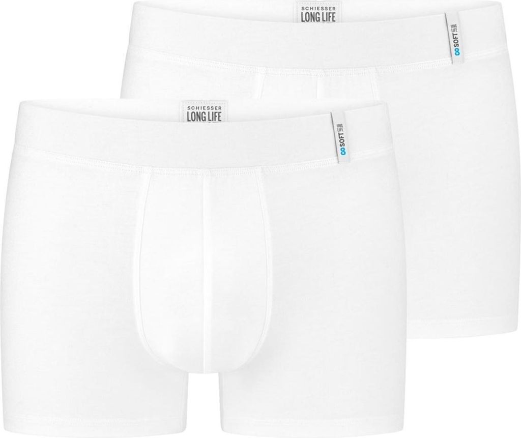 Schiesser 2er Pack Long Life Soft Retro Short / Pant Optimales Feuchtigkeitsmanagement dank ausgeglichenem Micromodal-Anteil, ReaLasting Baumwolle"...