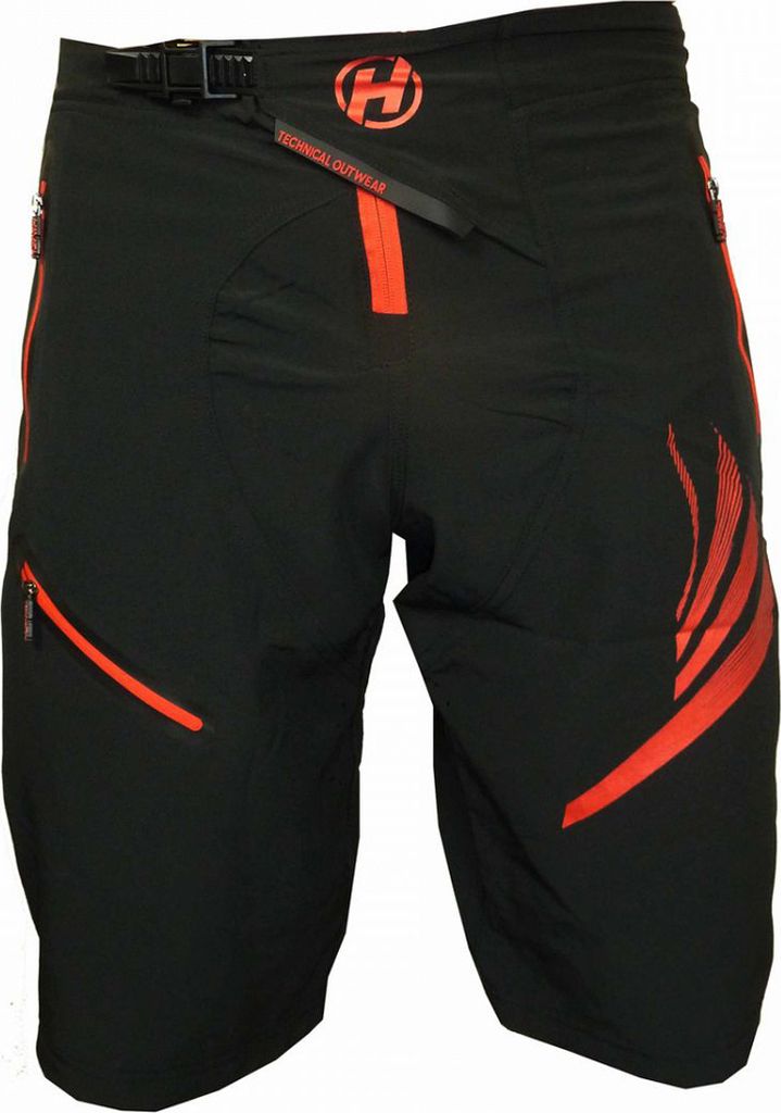 Haven Fahrradshorts ohne Träger - ENERGIZER - Rot/Schwarz XL