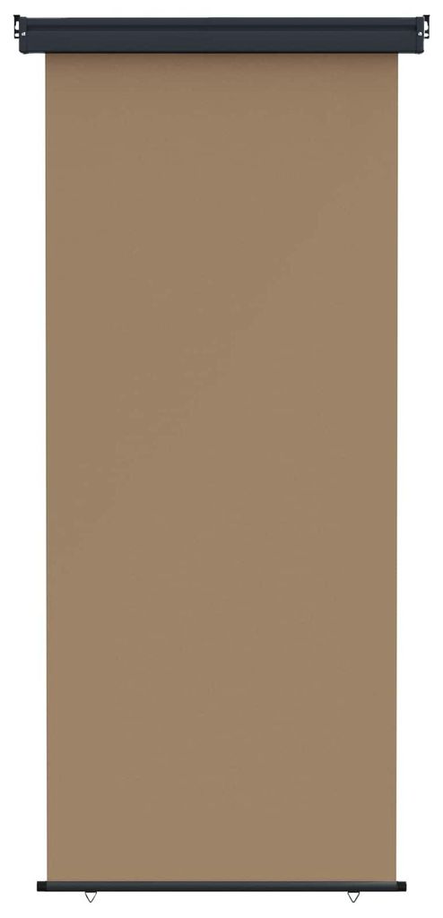 vidaXL Balkon Seitenmarkise 100% Polyester Eisen Stahl