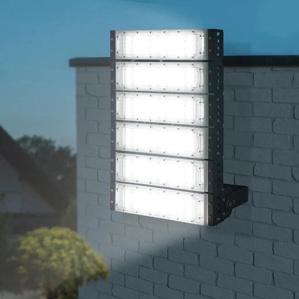 Projecteur LED 200W IP67 Extérieur - Éclairage Blanc Chaud 220V CA - 4