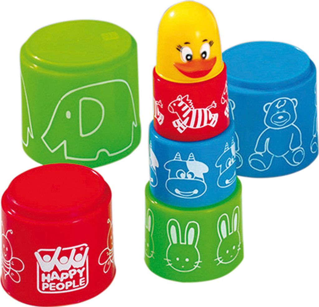 Happy People Stapelbecher-Set 7 teilig Produktbild 