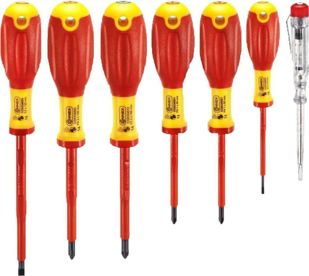 Connex COX334207 7-delige Schroevendraaierset 1kV/2c