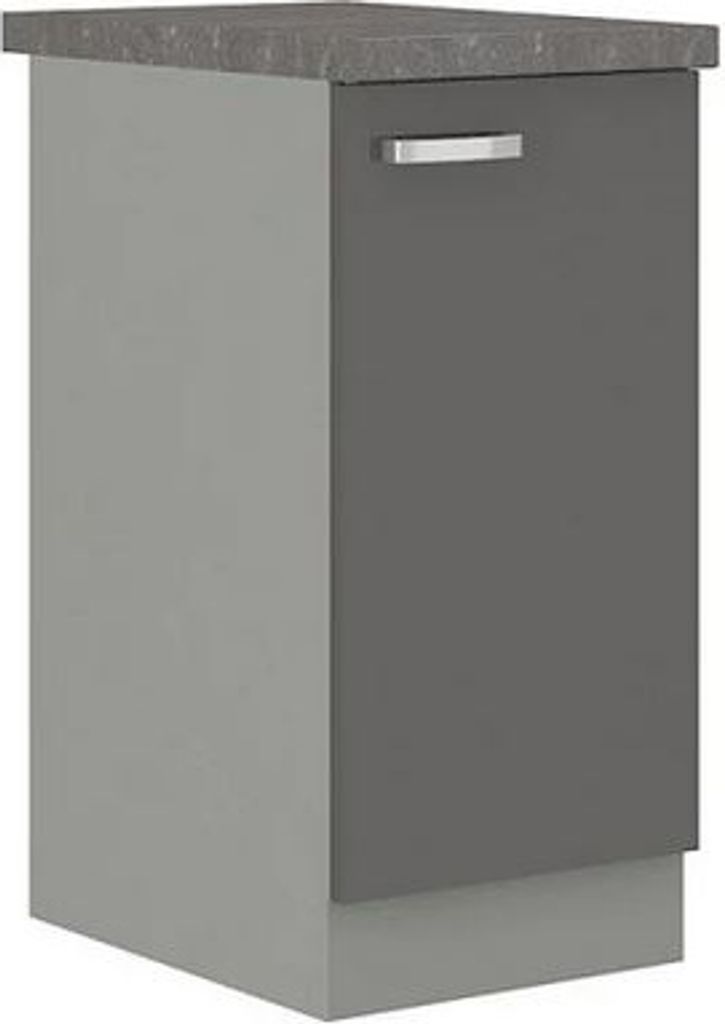 Dolní jednodveřová kuchyňská skříňka 40 cm RONG - šedá / Obrázek produktu 