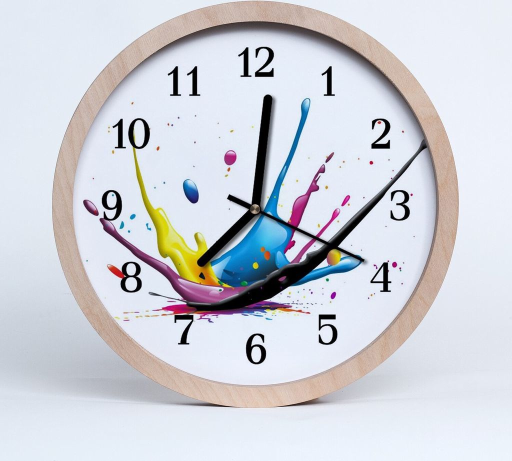 Holzuhr 20fi cm wanduhr - Farbe