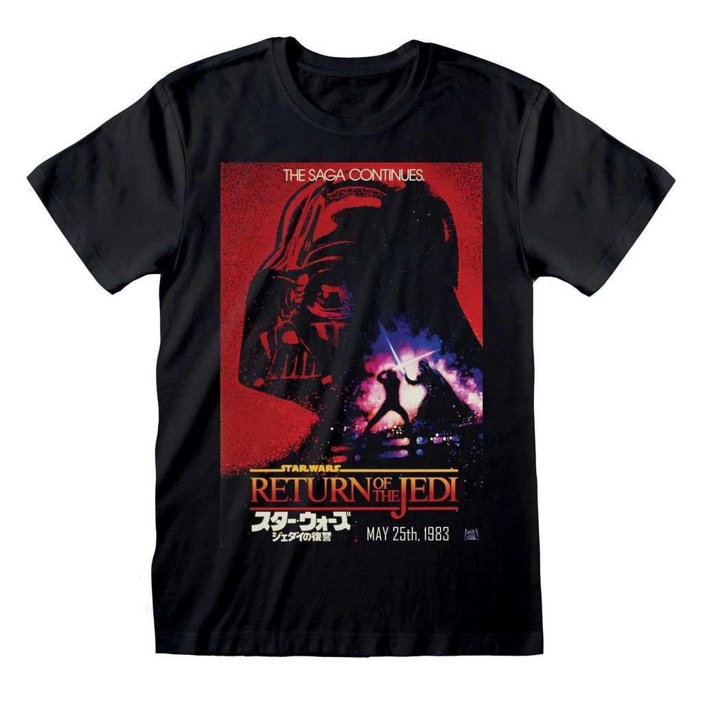 Star Wars - Vader Poster - Black T-Shirt - Größe L