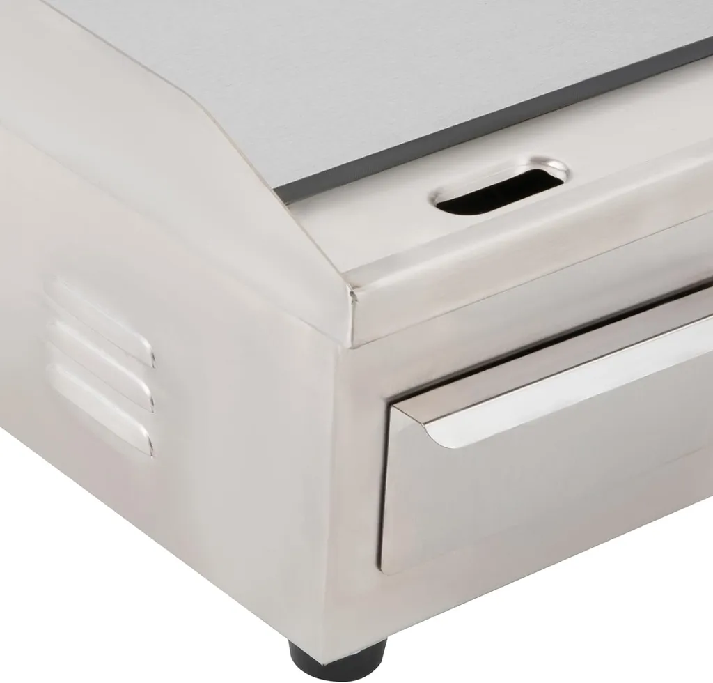 Grill électrique inox 2000W avec plaque de cuisson rapide et robuste - 7