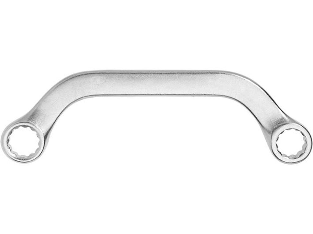 Doppelseitiger gebogener Ringschlüssel 10 x 11 mm