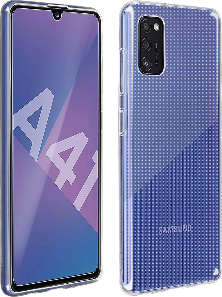 Offerta Pack 360° Samsung A41: Cover Silicone + Salvashermo in Vetro