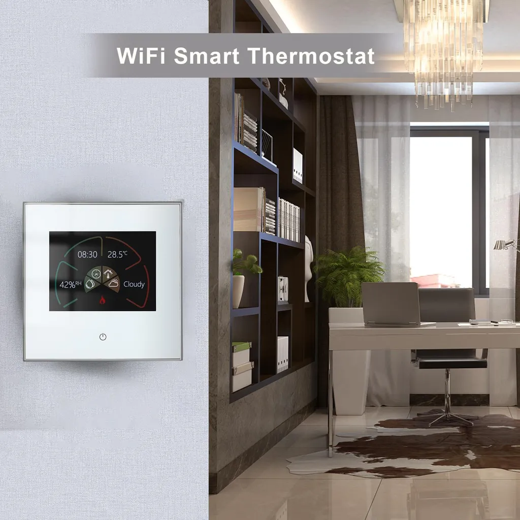 Thermostat WiFi Intelligent Chauffage Eau 5A Programmable Tuya Alexa