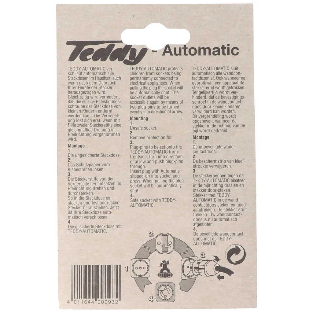 Éviter les chocs électriques avec protection prise Teddy-Automatic 6320 - 5