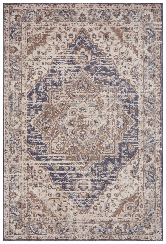 Hanse Home Terrain Designer Kurzflor Teppich Sand Creme Produktbild 