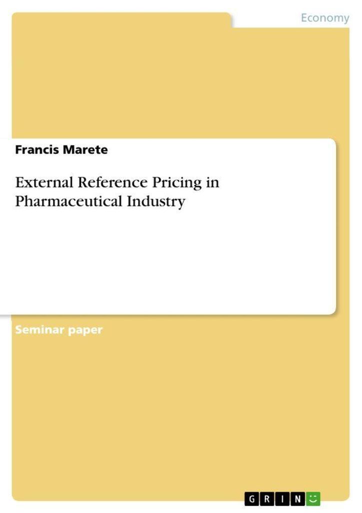 External Reference Pricing in Pharmaceutical Industry