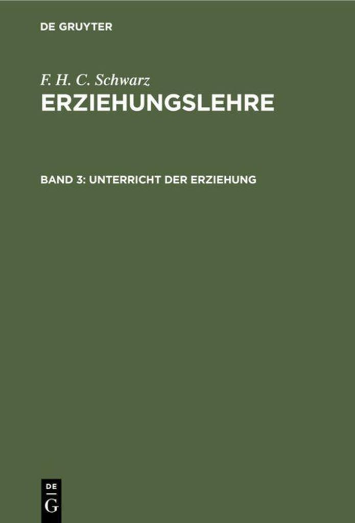 Unterricht der Erziehung