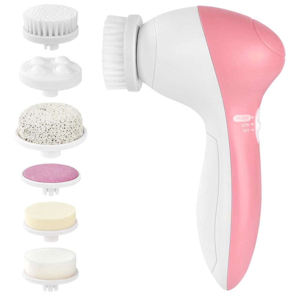 7 in 1 Gesichtsreinigungsbürste, Gesichtsbürste Elektrische Reinigungsbürste Gesichtsreinigungsinstrument für Tiefenreinigung, Gesichtsmassage